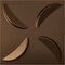 Ekena Millwork 19 5/8in. W x 19 5/8in. H Pinwheel EnduraWall Decorative 3D Wall Panel Covers 2.67 Sq. Ft. WP20X20PICAB - alternate 1